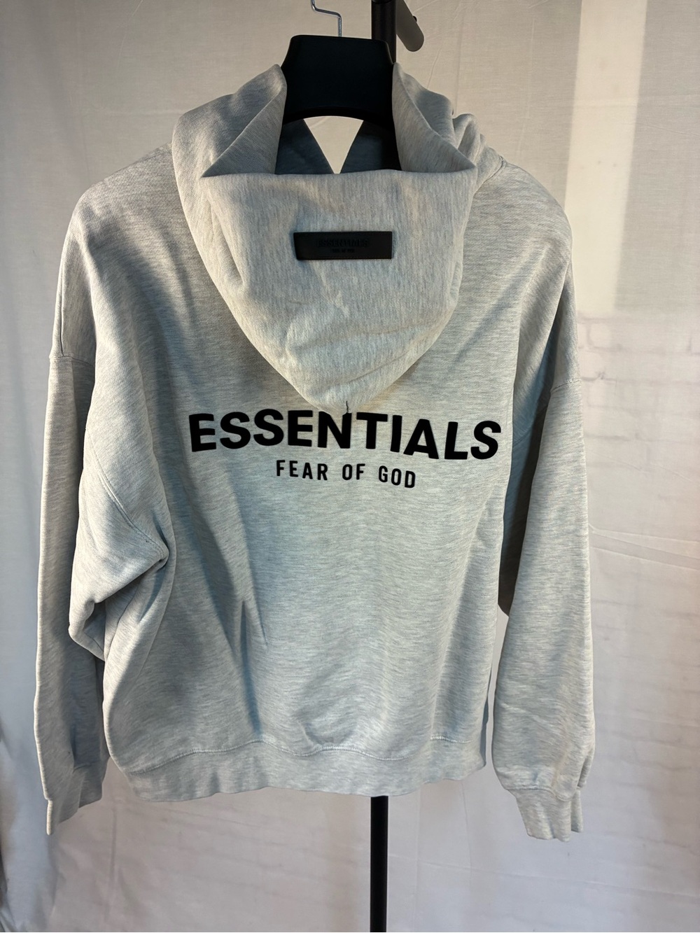Essentials Fear of God Heather Gray Hoodie Pullover M - Picture 5 of 8
